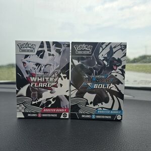 Pokemon Black Bolt And White Flare Booster Bundle Set